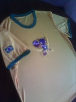 camiseta malha dry-fit brasil copa